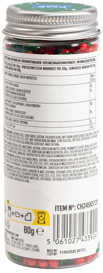 PME Posypka świąteczna Ostrokrzew 105 g