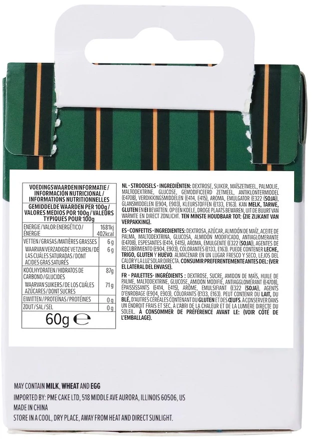 PME Posypka świąteczna Śnieżny Dzień 60 g