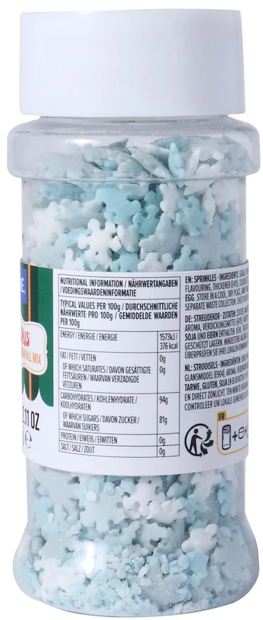 PME Posypka świąteczna Śnieżynki 60 g