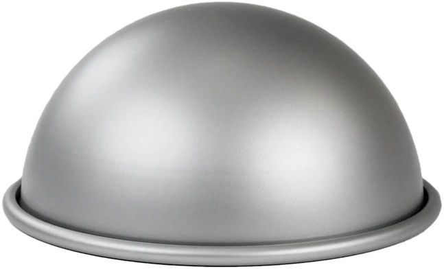 PME Pusrutulio formos pyrago kepimo forma 15 cm sidabrinė