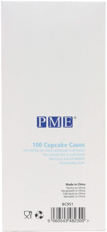 PME Rainbow Cupcake įdėklai (100 vnt.) Daugiaspalviai