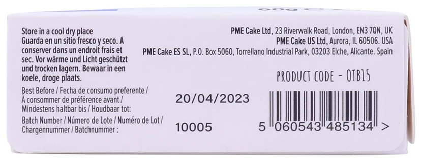 PME Rose Gold cukraus pabarstukai 60g
