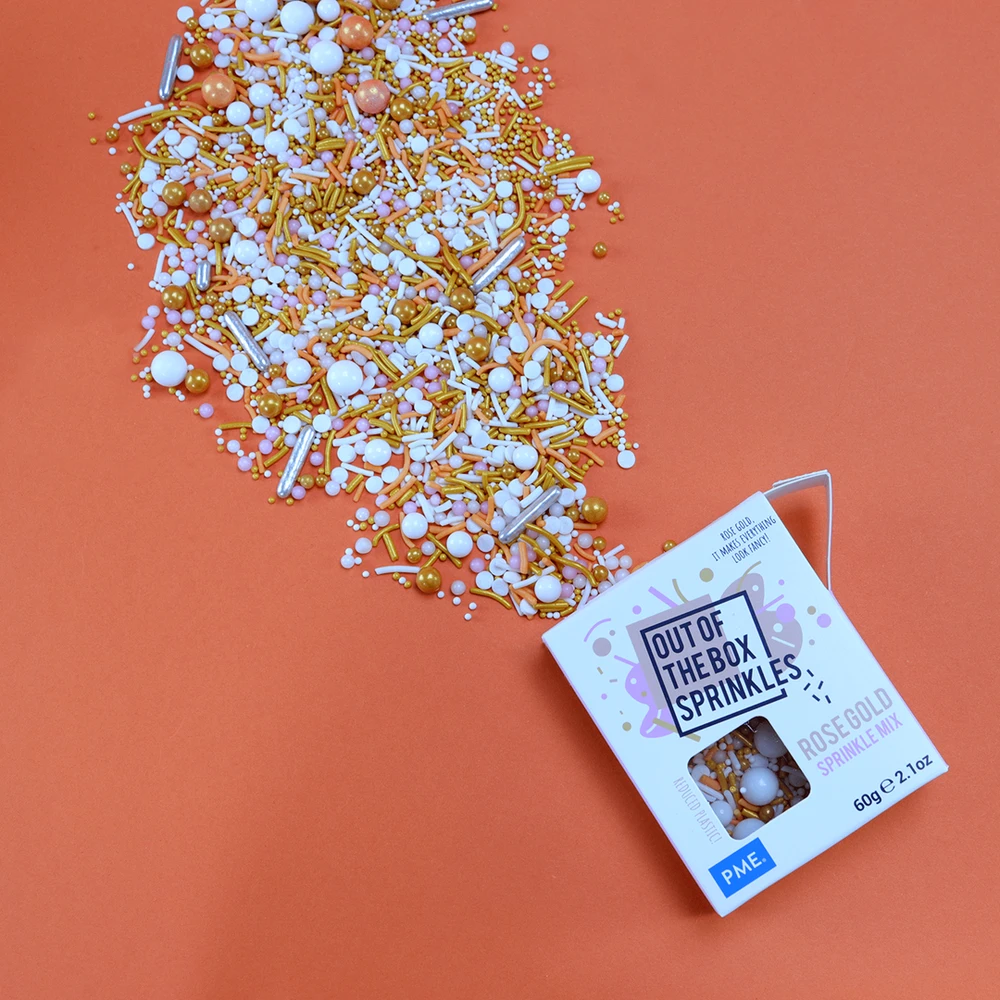 PME Rose Gold cukraus pabarstukai 60g