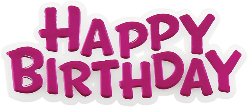 PME Rožinė Happy Birthday žvakės (16 vnt.) rožinės spalvos