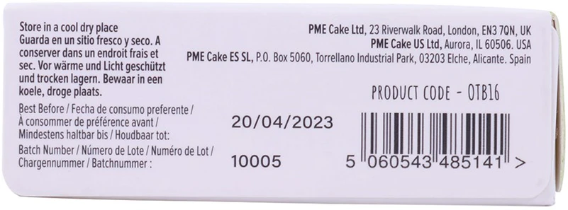 PME Sugar pabarstukų spalvotas mišinys 60 g
