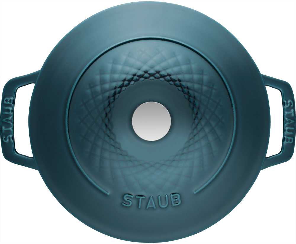 STAUB SPECIAL COCOTTE Puodas żeliwny apvalus 4 ltr, jūros spalvos