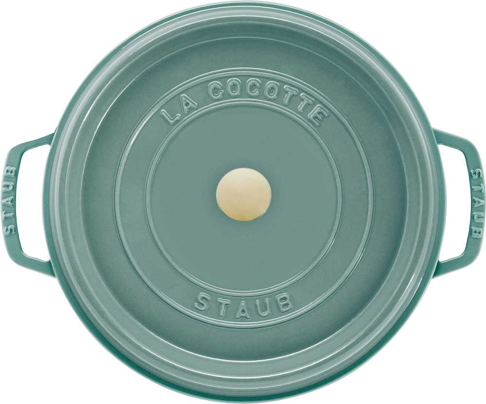 STAUB LA COCOTTE Ketaus puodas apvalus 6,7 ltr, eukaliptas