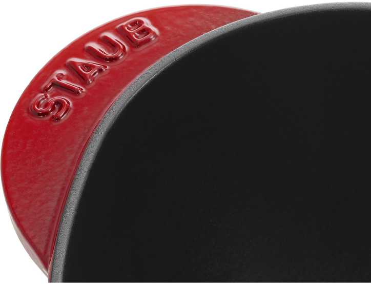 Staub ŠIRDIES FORMOS KETUS PUODAS 3 L – EMALINIS – RAUDONAS – MIAMIO