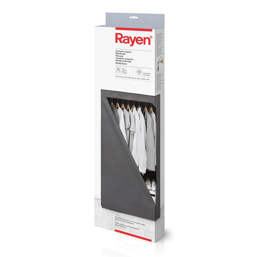 RAYEN Tekstilinė spinta 79 x 54 x 155 cm