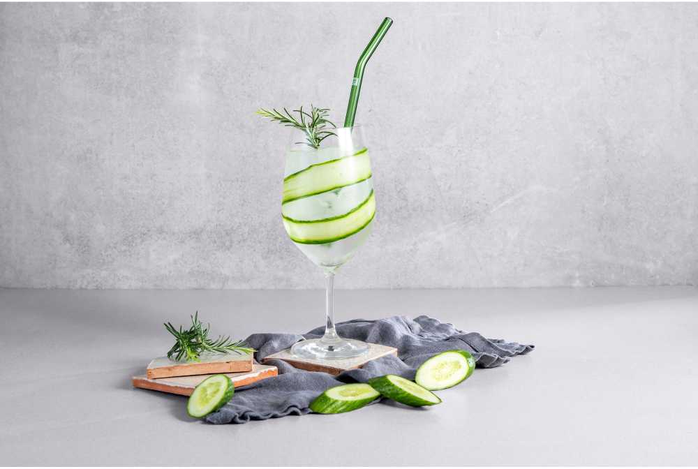 ZWILLING SORRENTO Rinkinys 4 spalvoti lenkti šiaudeliai