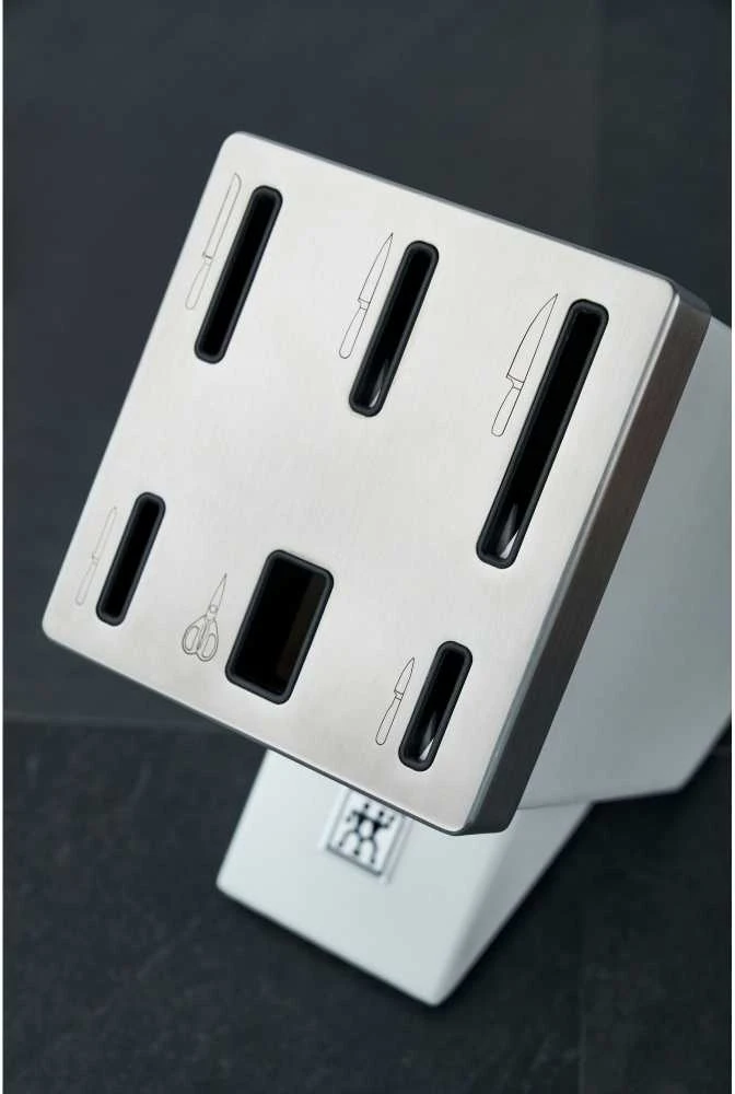Virtuvės peilių rinkinys Zwilling Four Star 35148-207-0, 7 dalių, Baltas pagrindas