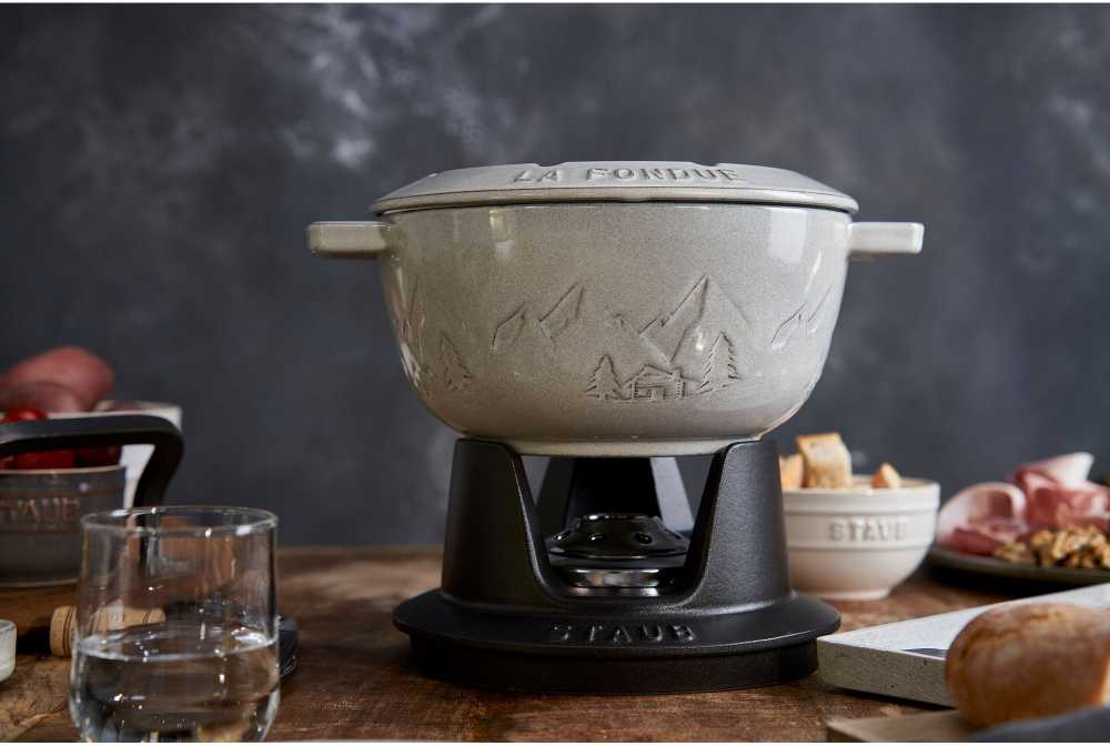 STAUB Fondue rinkinys 20 cm, triufelis