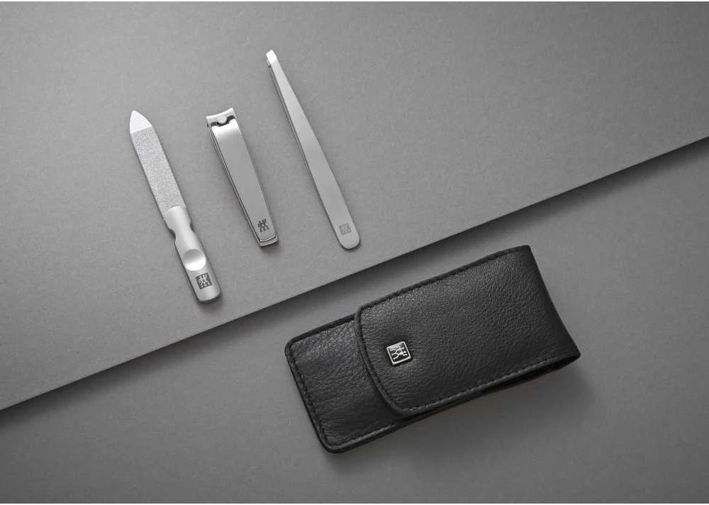 Zwilling Zwilling CLASSIC INOX Tvarkingas odinis dėklas, juodas, 3 vnt.