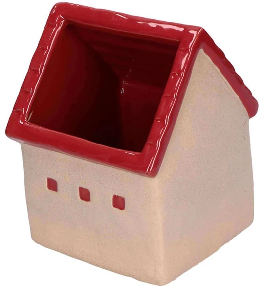 RITUALI DOMESTICI DICASA 2 namelio formos vazono užvalkalų rinkinys 11 x 11 x 14 cm