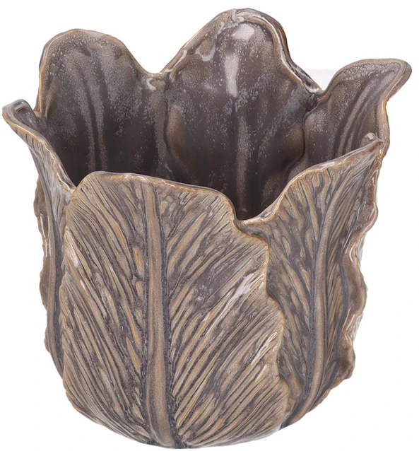 RITUALI DOMESTICI DORDOGNA Dekoratyvinė vaza 14,5 x 15 cm violetinė