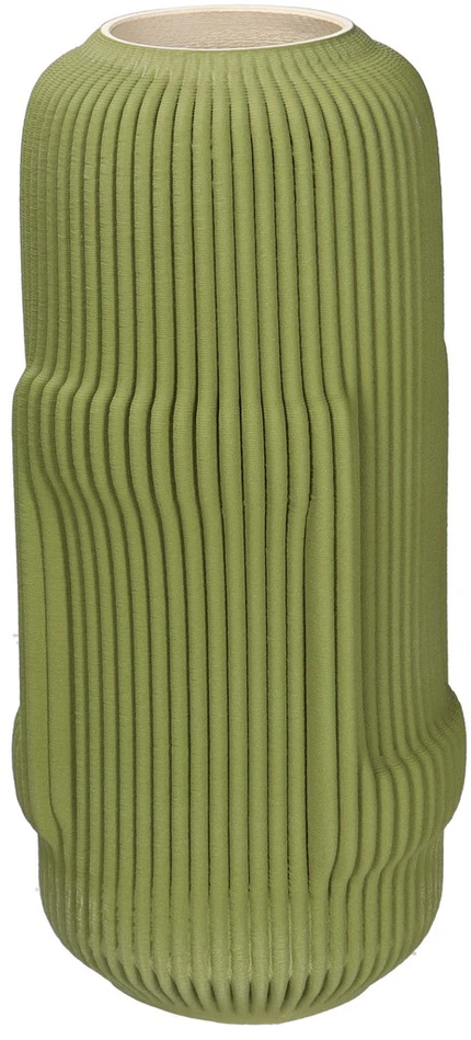 RITUALI DOMESTICI LINO Wazon žalia 18 x 18 x 35 cm