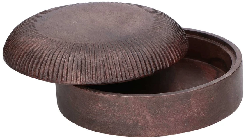 RITUALI DOMESTICI PERSEO 2 dekoratyvinių dubenėlių rinkinys su dangteliu 18 x 6,5 cm