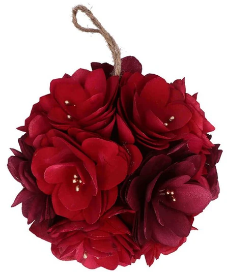 RITUALI DOMESTICI ROSESUROSE Rinkinys iš 4 kalėdinių kamuoliukų 18 cm
