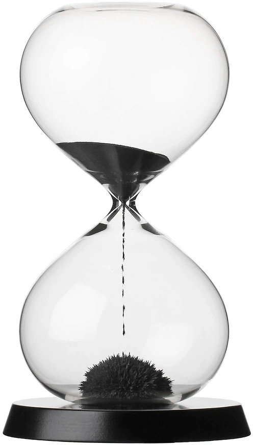 Nuotraukų rėmelis Carruzzo RITUALI DOMESTICI SCORRENDO Hourglass juodas 13.5 x 23 cm