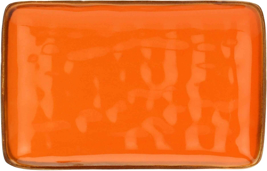 ROSE&TULIPANI CONCERTO ARANCIONE 4 stačiakampių padėklų rinkinys 20 x 13 cm