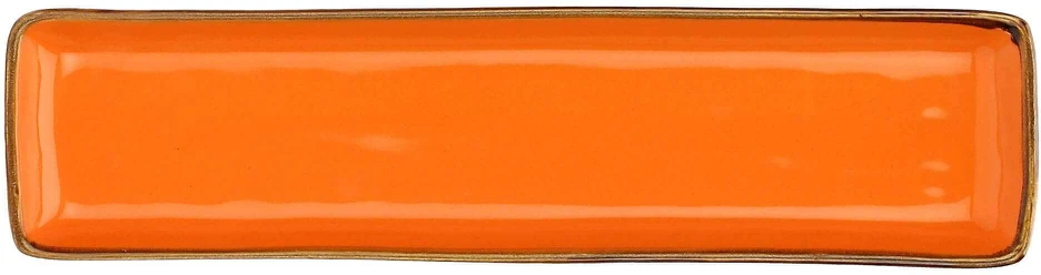 ROSE&TULIPANI CONCERTO ARANCIONE 4 stačiakampių padėklų rinkinys 32 x 8 cm