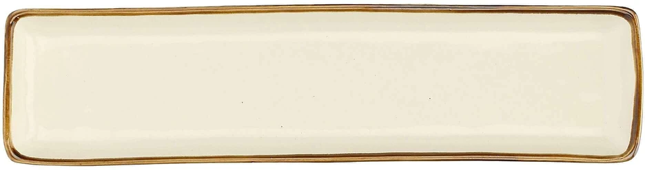 ROSE&TULIPANI CONCERTO AVORIO 4 stačiakampių padėklų rinkinys 32 x 8 cm