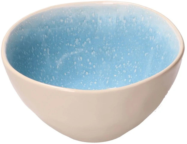 ROSE&TULIPANI CONCERTO FUSE AZZURRO Rinkinys iš 4 vidutinių dubenėlių 15 cm