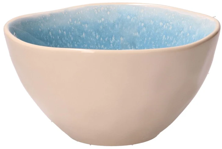 ROSE&TULIPANI CONCERTO FUSE AZZURRO Rinkinys iš 4 vidutinių dubenėlių 15 cm