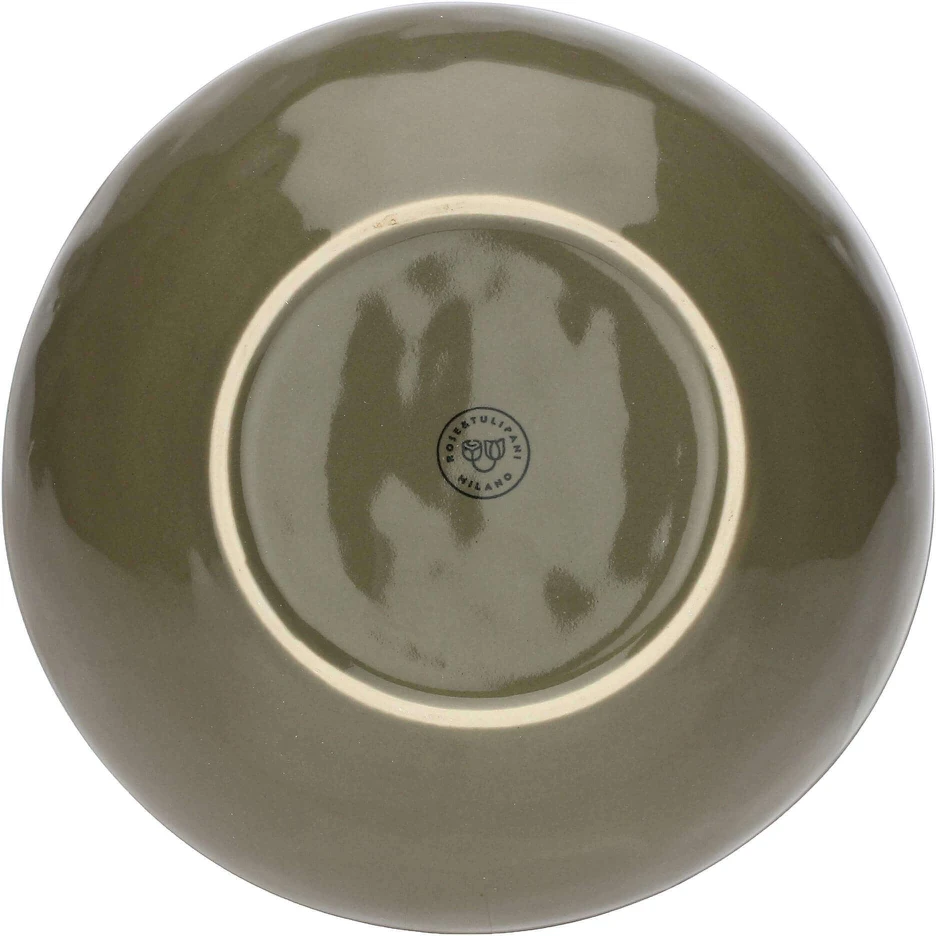 ROSE&TULIPANI CONCERTO GRIGIO TORTORA 4 sriubos lėkščių rinkinys 21 cm