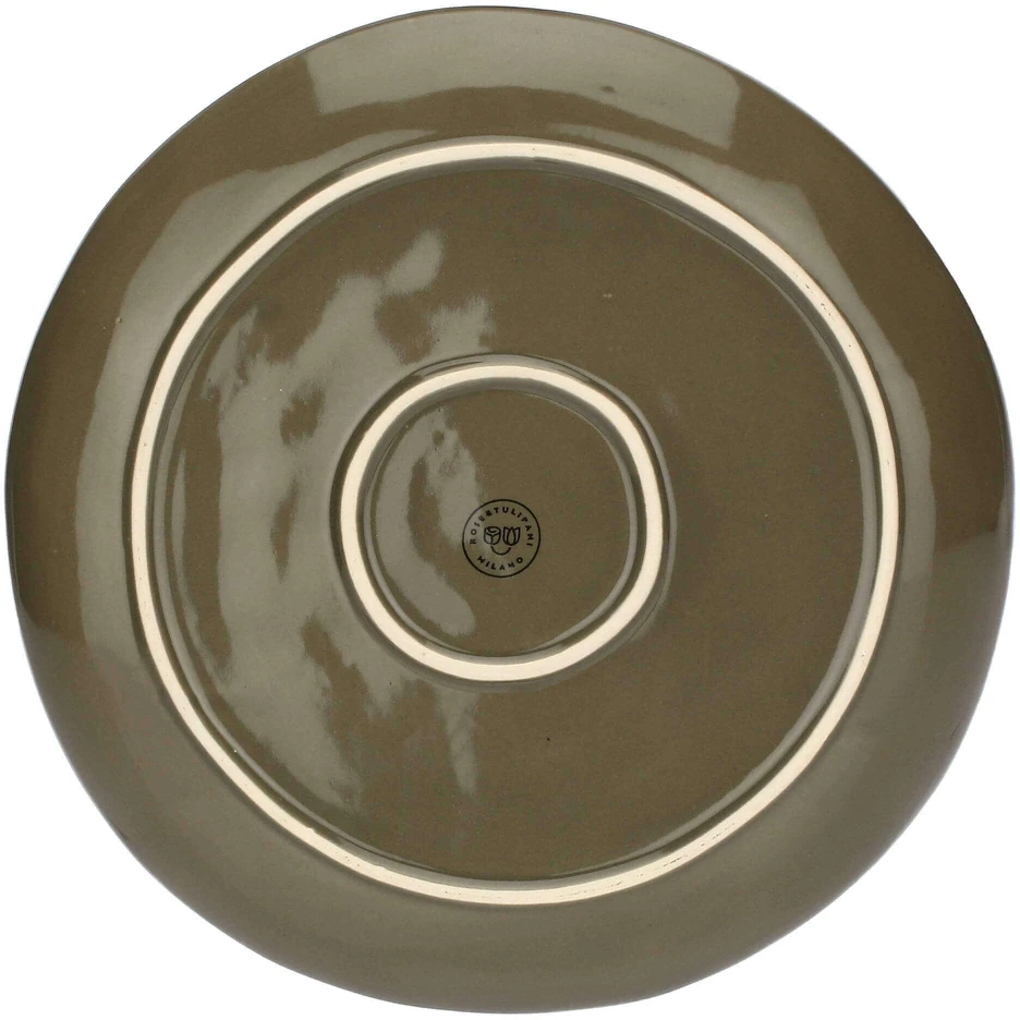 ROSE&TULIPANI CONCERTO GRIGIO TORTORA 4 pietų lėkščių rinkinys 27 cm