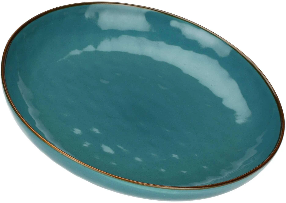 Rose&Tulipani ROP Set of 2 Concerto Ottanio Round Bowls – Mėlyna-Žalias, 30 cm