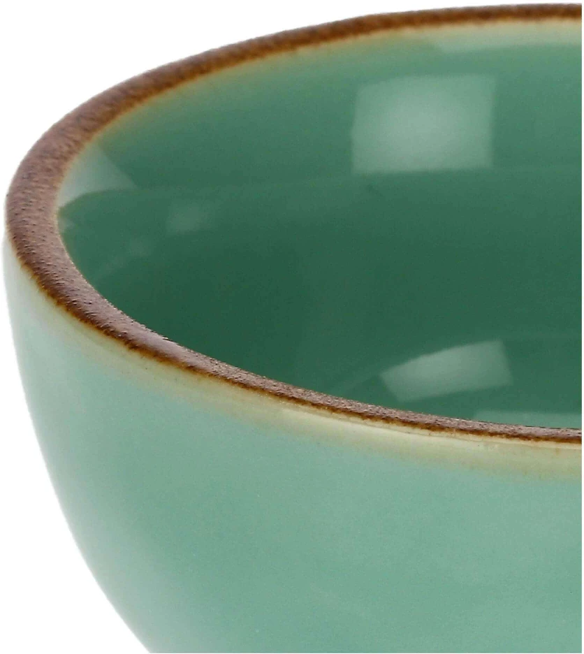 ROSE&TULIPANI CONCERTO VERDE ACQUA Rinkinys iš 6 apvalių dubenėlių 7 cm