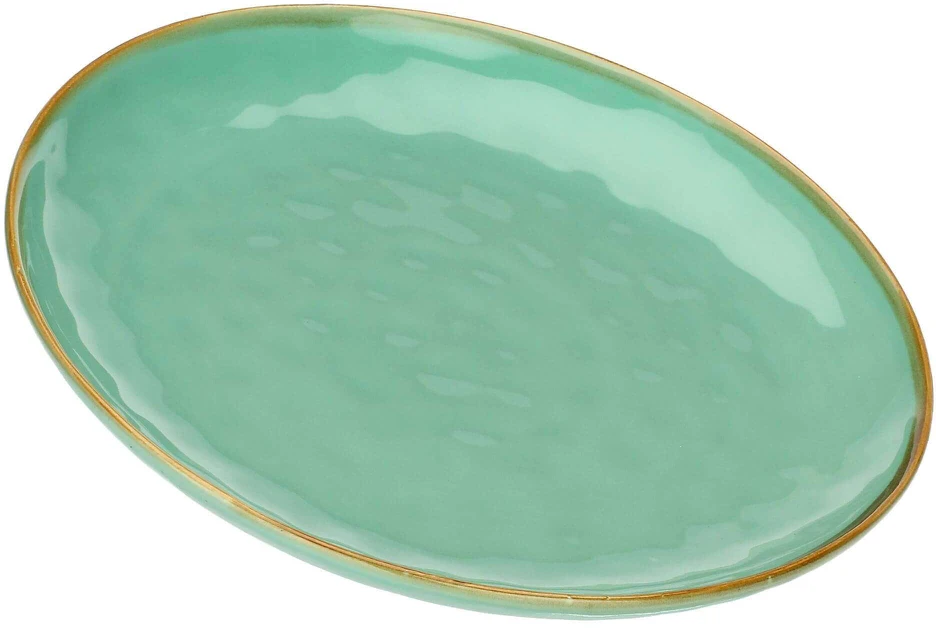 Rose&Tulipani 2 apvalių padėklų rinkinys Concerto Verde Acqua – mėtų spalvos, 32 cm