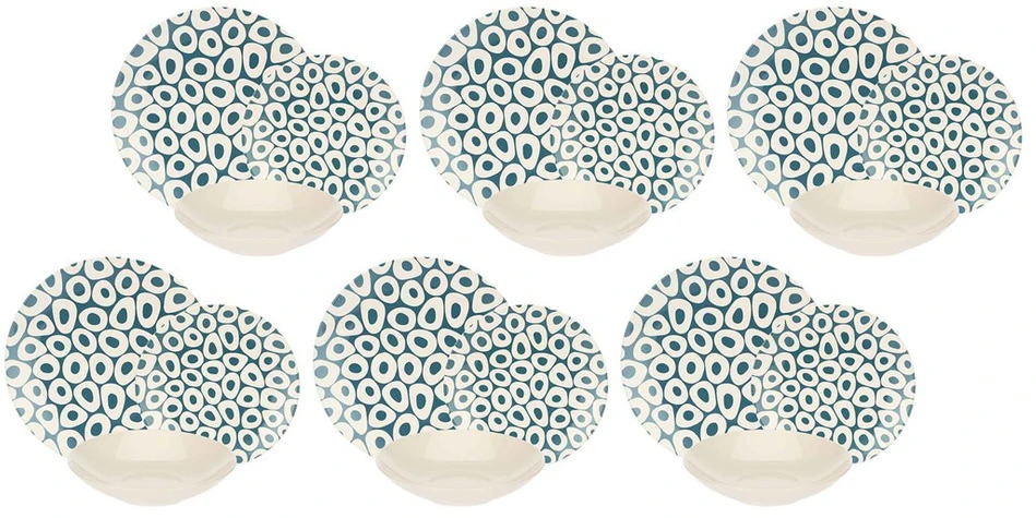 ROP ROSE&TULIPANI SEA STONES pietų rinkinys 6 asmenims