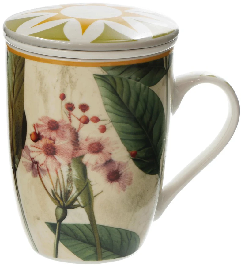 ROSE&TULIPANI MIRABILIA 4 arbatinių puodelių rinkinys, 300 ml, geltonas