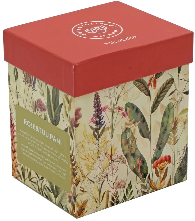 ROSE&TULIPANI MIRABILIA 4 arbatinių puodelių rinkinys, 300 ml, raudoni