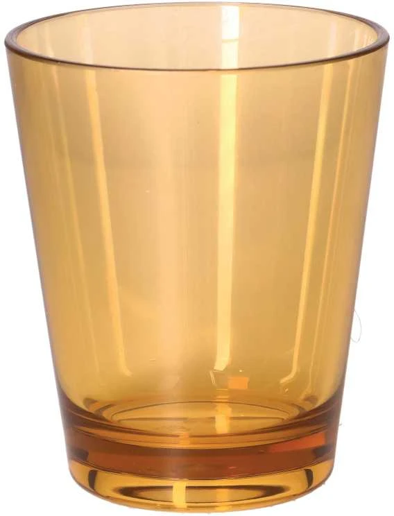 ROSE&TULIPANI FIABA 6 akrilinių stiklinių rinkinys 440 ml, gintaras