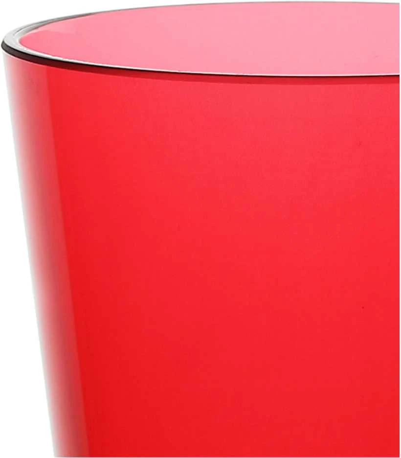 ROSE&TULIPANI FIABA 6 akrilinių stiklinių rinkinys 440 ml, raudona