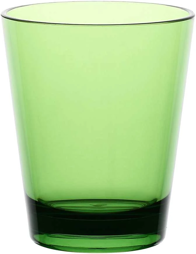 ROSE&TULIPANI FIABA 6 akrilinių stiklinių rinkinys 440 ml, žalia