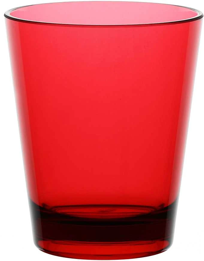 ROSE&TULIPANI FIABA 6 akrilinių stiklinių rinkinys 440 ml, raudona