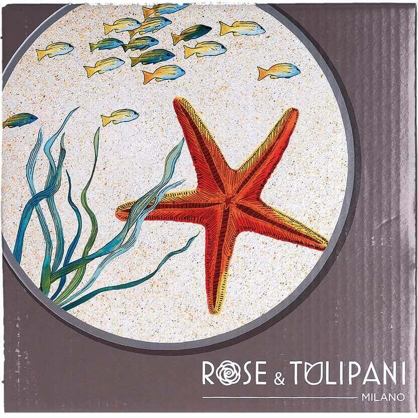 ROSE&TULIPANI SEA LIFE Apvalus padėkliukas 20 cm, jūrų žvaigždė