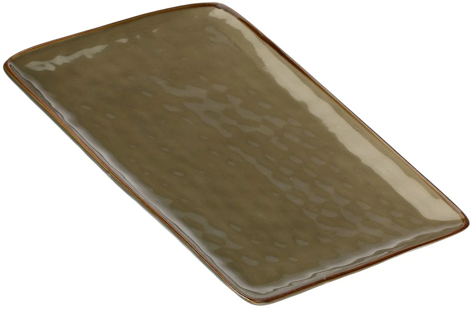 Rose&Tulipani ROŽĖS IR TULIPĖS KONCERTAS TAUPE Pilkas Taca prostokątna 36 x 26,5 cm