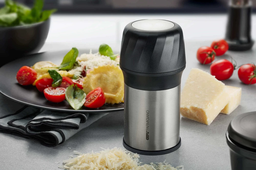 GEFU 34680 manual grater/spiralizer Juodas, Nerūdijantis plienas
