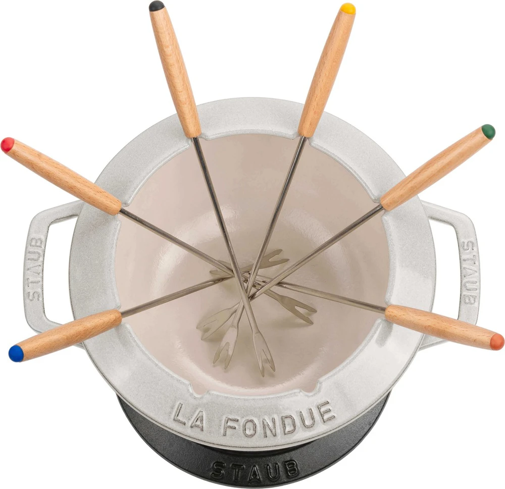 STAUB Fondue rinkinys 20 cm, triufelis