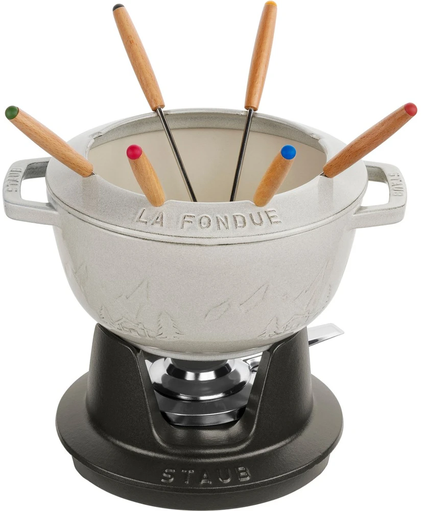 STAUB Fondue rinkinys 20 cm, triufelis