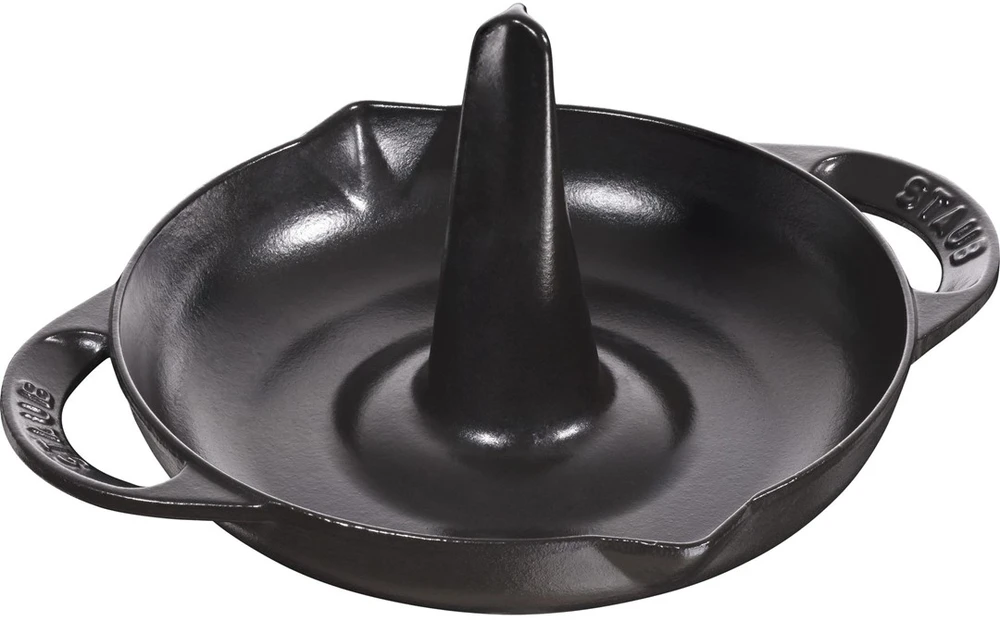 STAUB Keptuvas do kurczaka 24 cm, juoda