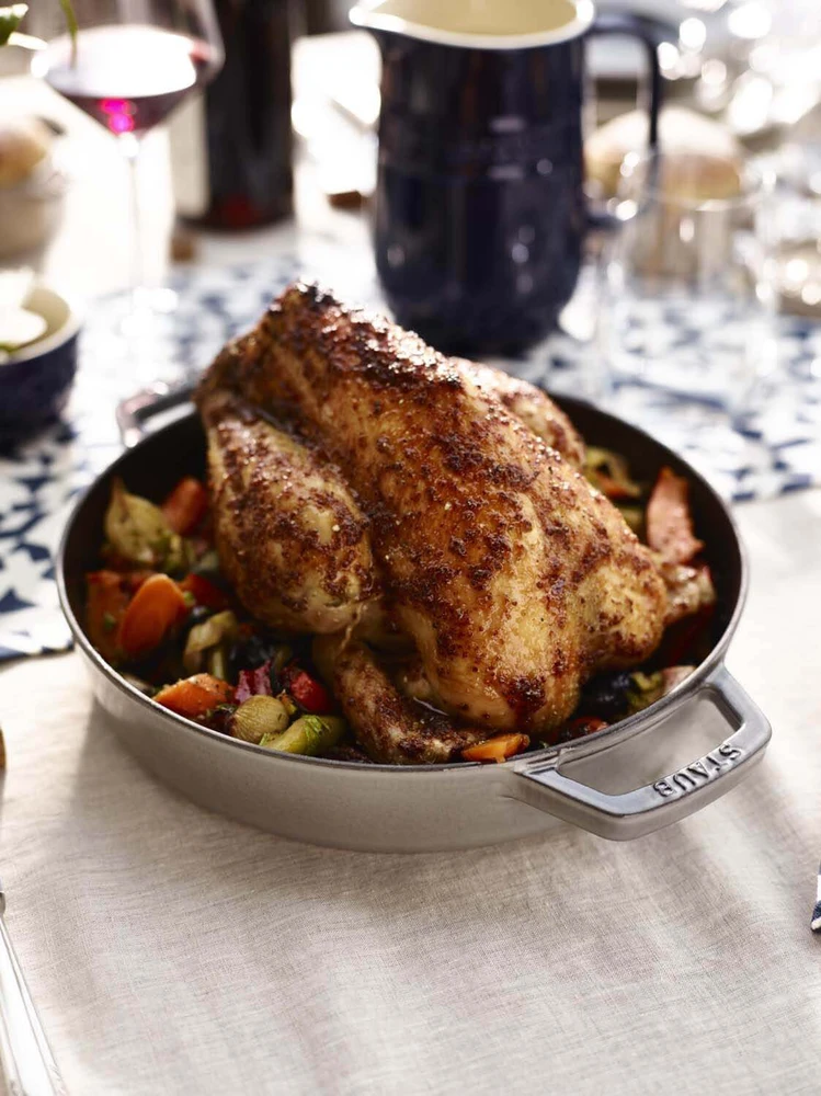 Staub Ketaus keptuvė su dviem rankenėlėmis - 26 cm, grafito