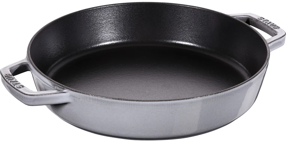 Staub Ketaus keptuvė su dviem rankenėlėmis - 26 cm, grafito