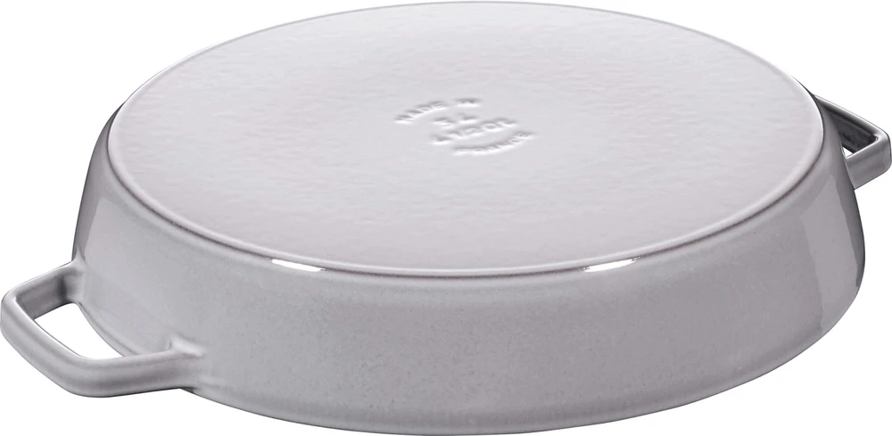 STAUB Ketaus keptuvė su dviem rankenomis, 34 cm, grafitas
