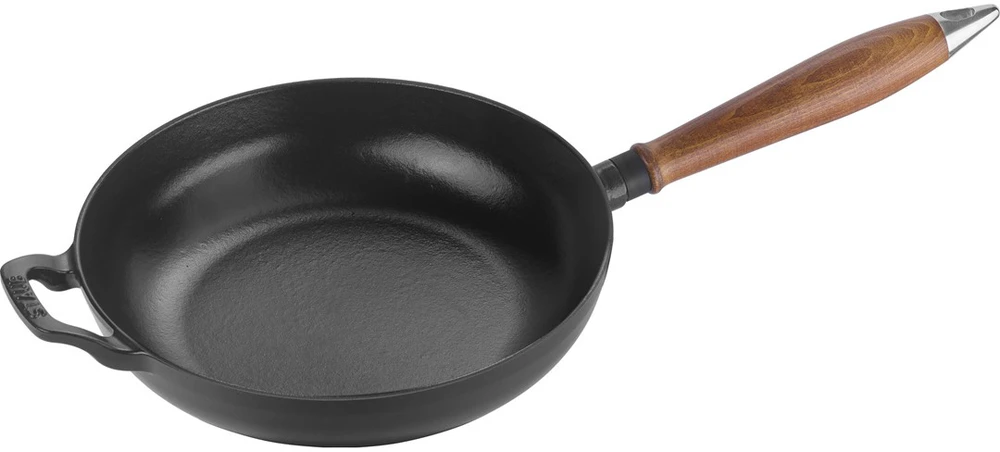 STAUB Ketaus keptuvė su medine rankena 24 cm